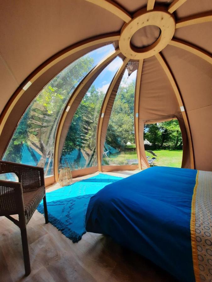 La Wigwam Bleu Du Domaine Du Pas De L'Ane Hotel มิโอส์ ภายนอก รูปภาพ