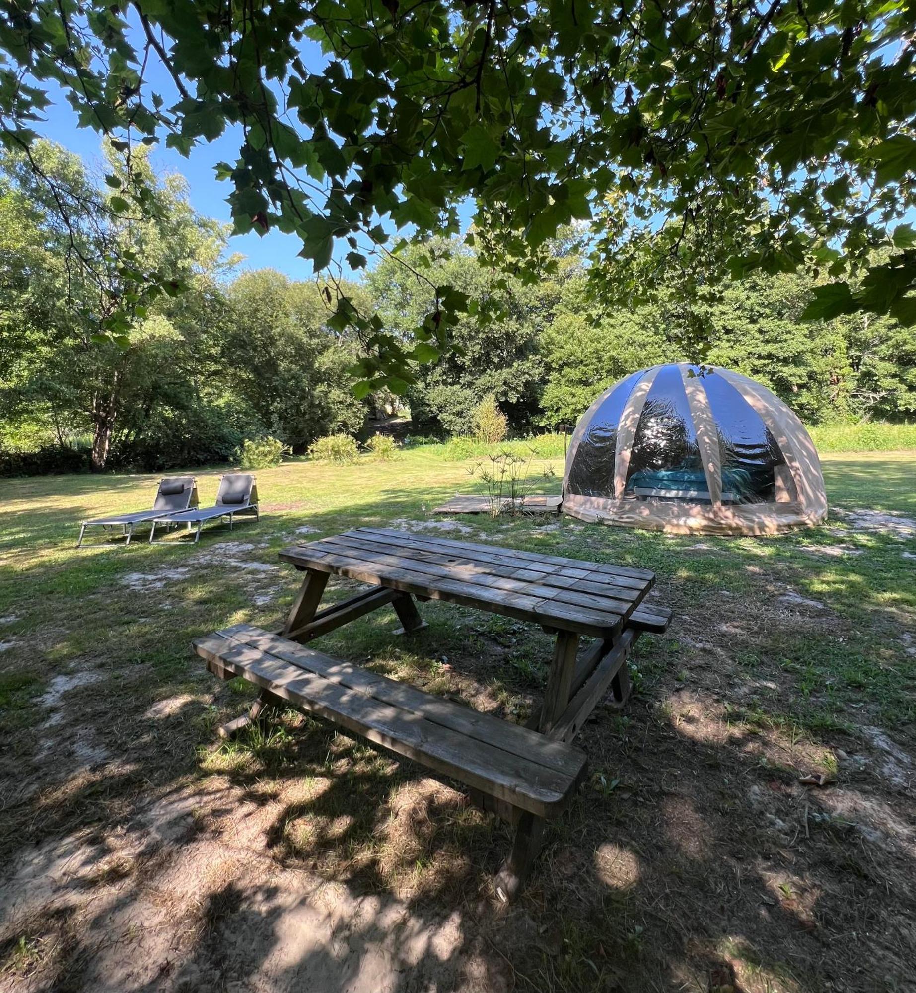 La Wigwam Bleu Du Domaine Du Pas De L'Ane Hotel มิโอส์ ภายนอก รูปภาพ